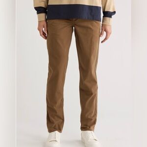 Rag & Bone Button fly Canvas Pant Dark Tan Men’s 32 Straight leg M1504M150